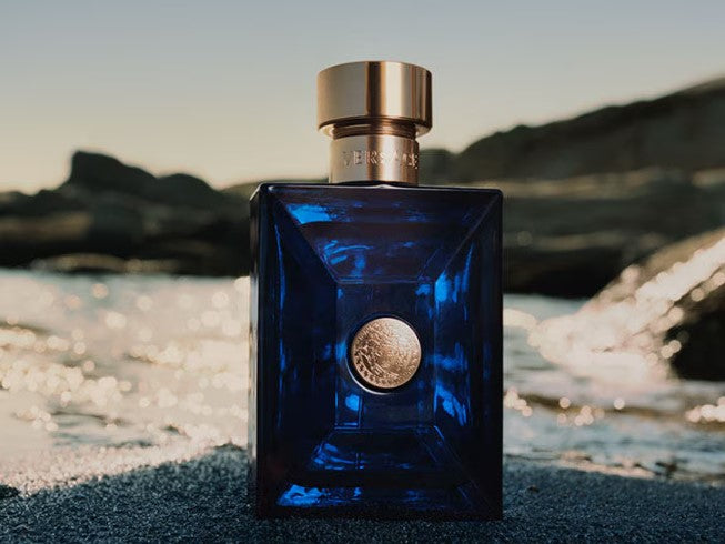 VERSACE DYLAN BLUE 2 PCS SET: 3.4 EAU DE TOILETTE SPRAY + 3.4 SHOWER GEL (TRAVEL)