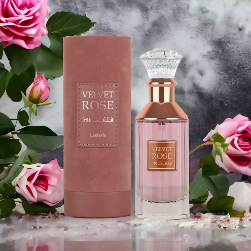 LATTAFA VELVET ROSE 3.4 EAU DE PARFUM SPRAY