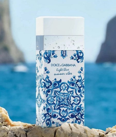 DOLCE & GABBANA LIGHT BLUE SUMMER VIBES 3.3 EAU DE TOILETTE SPRAY FOR WOMEN