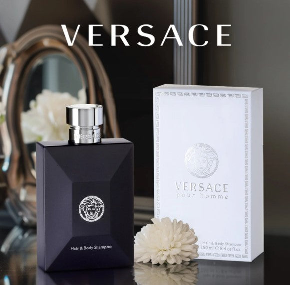 VERSACE POUR HOMME 8.4 HAIR & BODY SHAMPOO