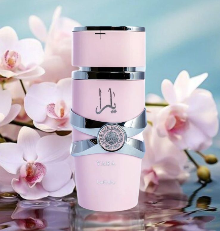 LATTAFA YARA 2 PCS SET FOR WOMEN: YARA 3.4 EAU DE PARFUM SPRAY + YARA CANDY 3.4 EAU DE PARFUM SPRAY