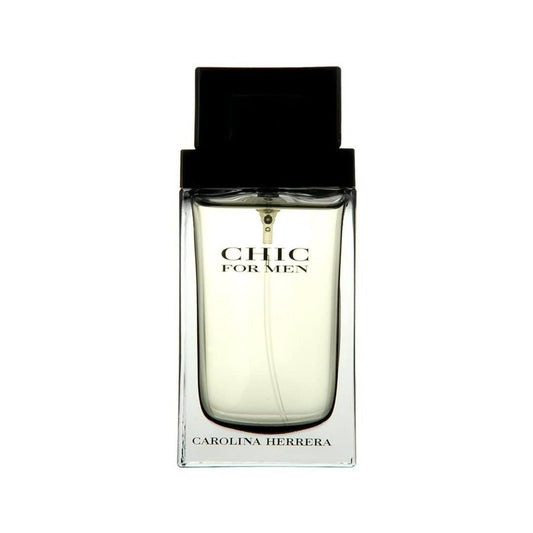 CAROLINA HERRERA CHIC TESTER 3.4 EAU DE TOILETTE SPRAY FOR MEN