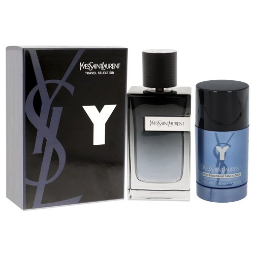 SET YVES SAINT LAURENT Y MEN (2 PC ) 3.4 OZ EDP SP / 2.5 OZ DEO STICK