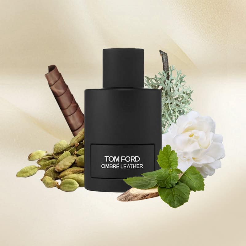 TOM FORD OMBRE LEATHER 2 PCS SET: 3.4 EAU DE PARFUM SPRAY + 0.34 EAU DE PARFUM SPRAY
