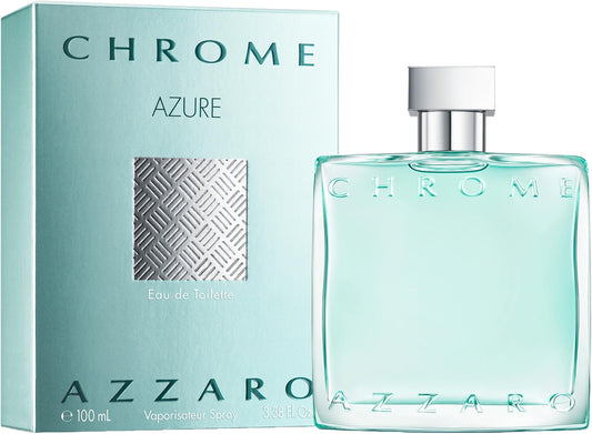 AZZARO CHROME AZURE 3.4 EAU DE TOILETTE SPRAY FOR MEN