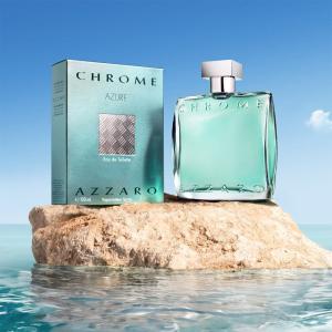 AZZARO CHROME AZURE 3.4 EAU DE TOILETTE SPRAY FOR MEN