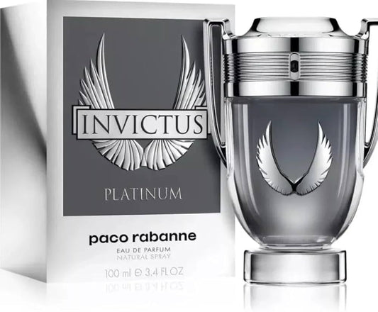 PACO RABANNE INVICTUS PLATINUM 3.4 EAU DE PARFUM SPRAY FOR MEN