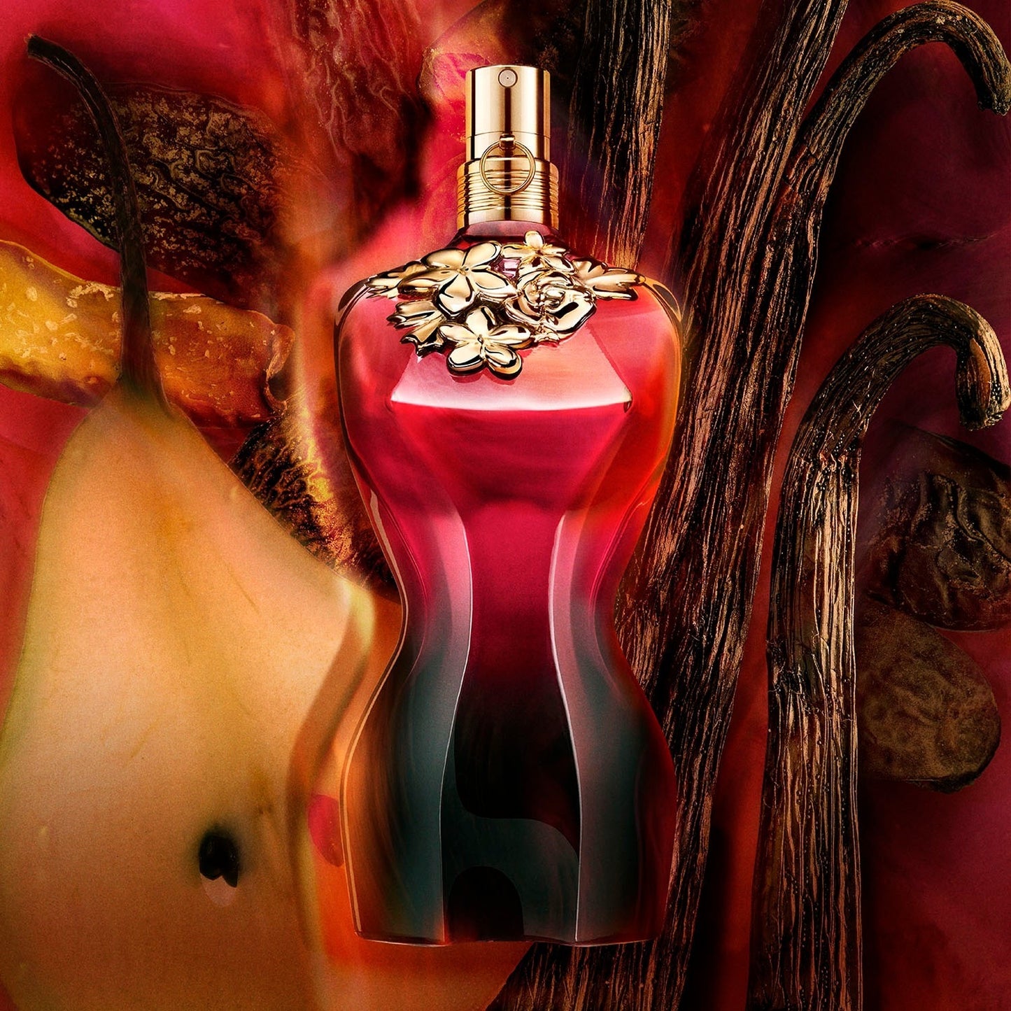 JEAN PAUL GAULTIER LA BELLE LE PARFUM 2 PCS SET FOR WOMEN: 3.4 EAU DE PARFUM INTENSE SPRAY + 0.34 EAU DE PARFUM INTENSE SPRAY