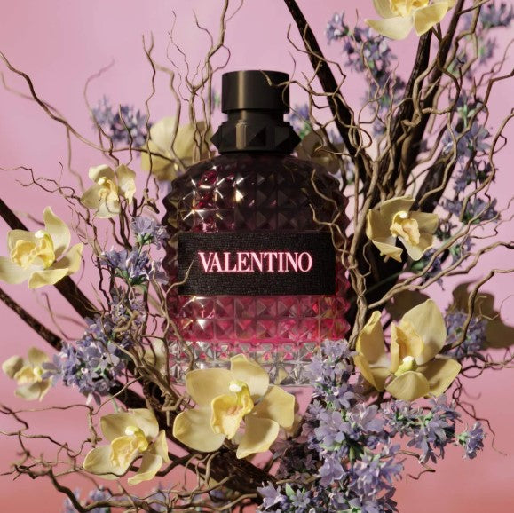 VALENTINO UOMO BORN IN ROMA INTENSE 2 PCS SET: 1.7 EAU DE PARFUM INTENSE SPRAY + 0.5 EAU DE PARFUM INTENSE SPRAY