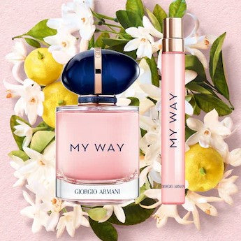 ARMANI MY WAY 3 PCS SET: 3 OZ EAU DE PARFUM SPRAY + 0.33 EAU DE PARFUM SPRAY + 1.7 BODY LOTION