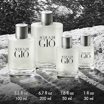 ACQUA DI GIO 2 PCS SET: 3.3 EAU DE TOILETTE SPRAY + 1 OZ EAU DE TOILETTE SPRAY