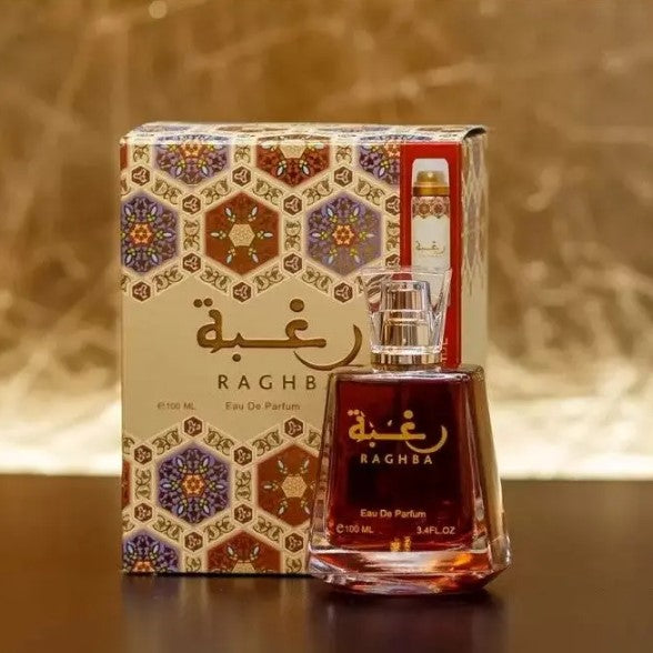 LATTAFA RAGHBA 3.4 EAU DE PARFUM SPRAY